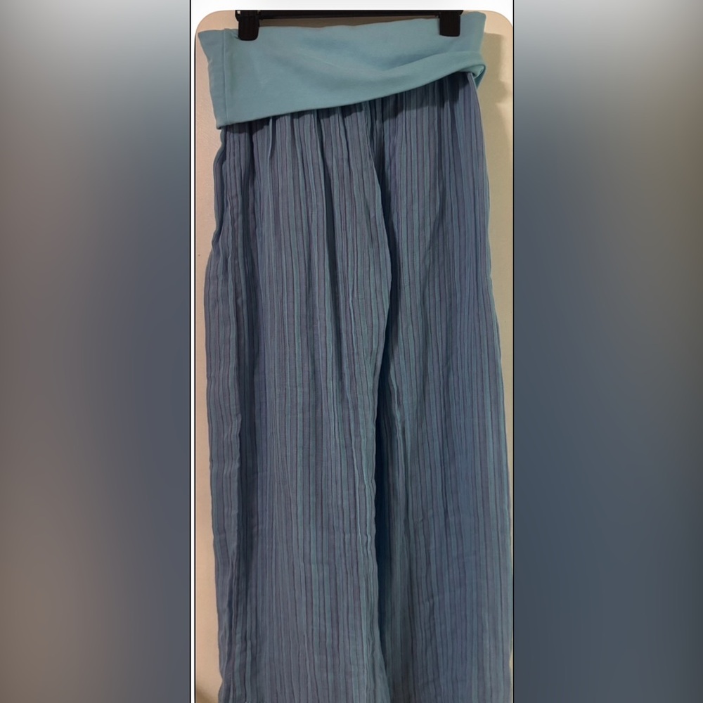 Free People Ride With Me Light Blue Pants - Picture 6 of 8